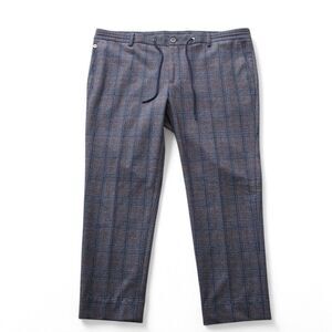 BLUE INDUSTRY Jake-M26 Bliss Check Comfort Pants Men's 58EU/42US